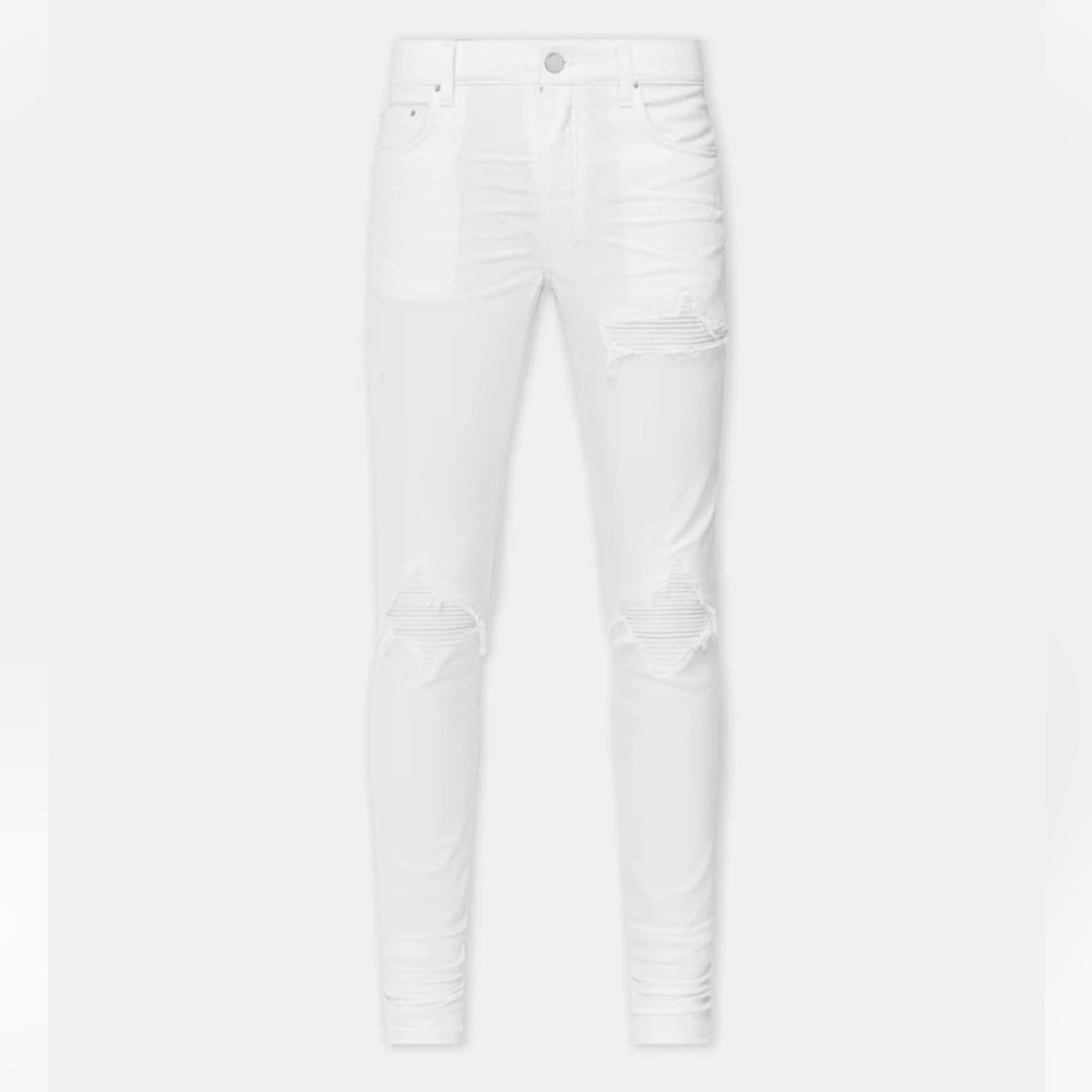 AMIRI White Skinny Jeans